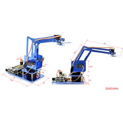 Waveshare 4-DOF Robot Arm Kit – Wi-Fi & Bluetooth robotic arm for Raspberry Pi - STEM kit - Robotics Kits - Robocraze