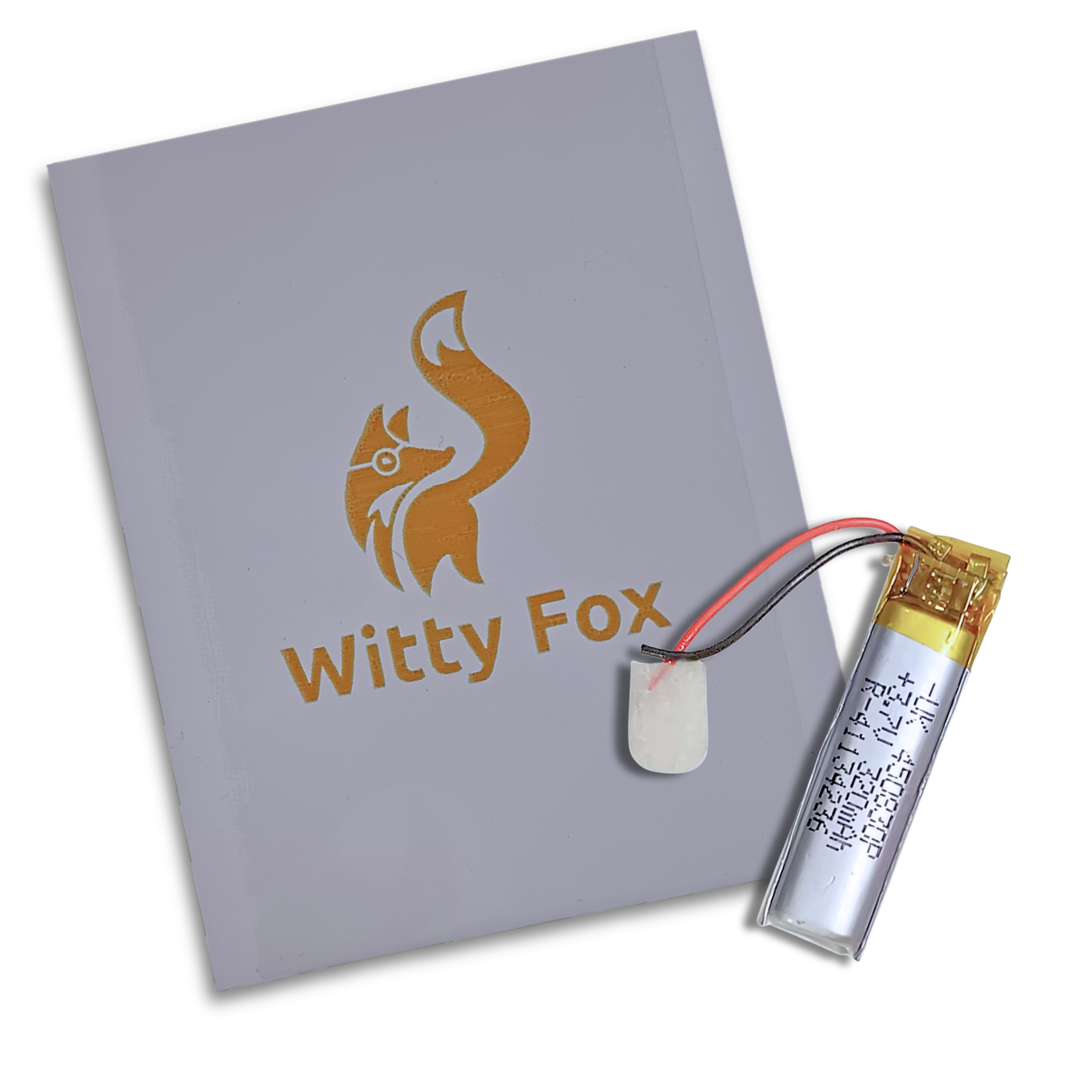 Witty Fox 320mah Rechargeable 3.7v LiPo Battery -Lithium Polymer Battery for Drone -Robocraze