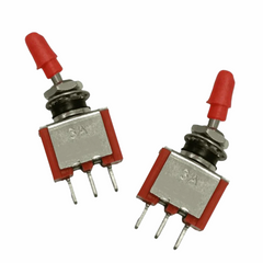 Sub-Miniature Toggle Switch (Pack of 5) – Small toggle switches - Mini Switch - Robocraze