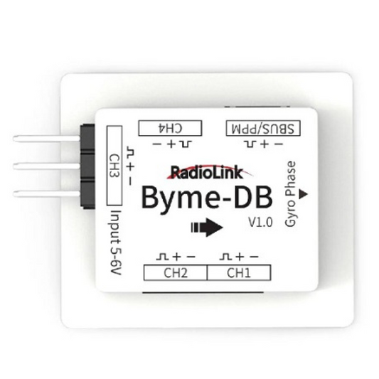 Radiolink Byme-DB 4 Channel 3-Axis Flight Controller with Gyro Stabilizer for RC Planes