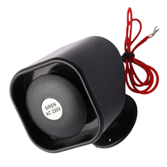 SQR117 - 220V AC Square Siren – High-voltage loud siren for security systems. -Electronic Components - Robocraze