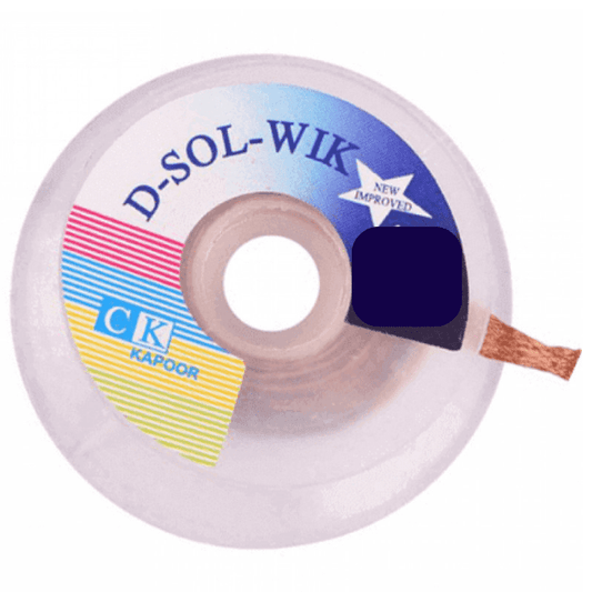 Desoldering Wick – Efficient desoldering wick for clean solder removal – soldering machine - Soldering Kit - Robocraze