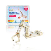 Pludo Robotic Arm – DIY Science Experiment Kit for Kids 11–14 | Mechanics and Hydraulic STEM Toy (Grade 6–8)