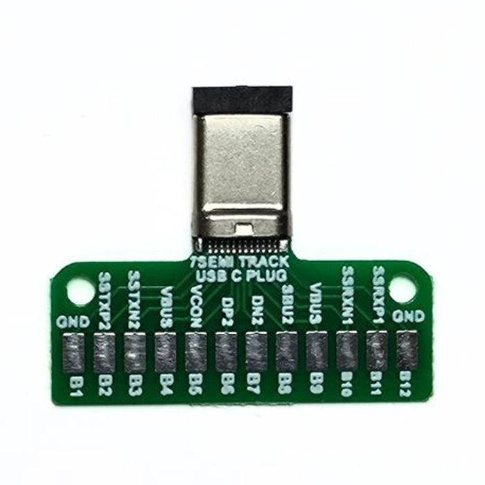 7Semi USB 3.1 Type-C Male Breakout Board (24-Pin)-Electronic Modules-Breakout Boards-Robocraze