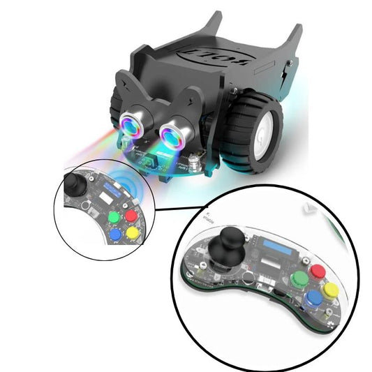 Elecrow CrowBot BOLT + Joystick Handle – Hands-on STEAM robotics learning. -STEM Kit -Robocraze