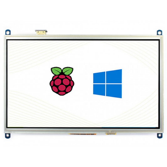 Waveshare 10.1inch HDMI Resistive Touch Screen LCD 1024×600 Supports Raspberry Pi -Raspberry Pi -Displays Raspberry Pi - Robocraze