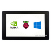 Waveshare 7inch HDMI Capacitive Touch Screen LCD (H) 1024×600 with Case -Raspberry Pi -Displays Raspberry pi -Robocraze