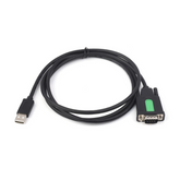 Waveshare Industrial 1.5m USB Type a To DB9 Male/Female Port RS232 Serial Adapter Cable -Cable -USB Cable for Arduino -Robocraze