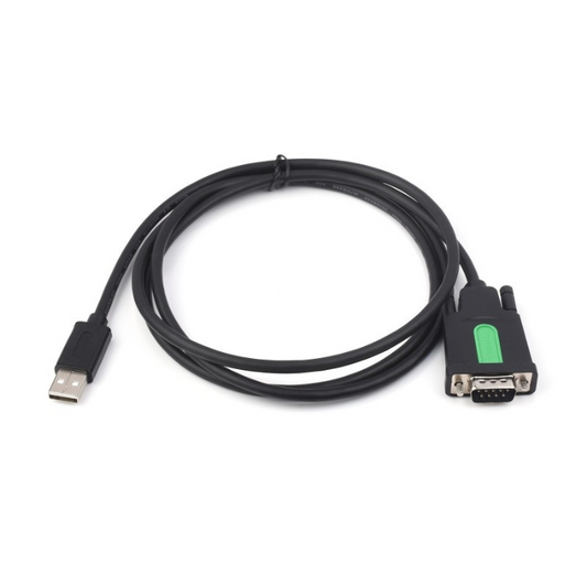 Waveshare Industrial 1.5m USB Type a To DB9 Male/Female Port RS232 Serial Adapter Cable -Cable -USB Cable for Arduino -Robocraze
