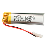 Witty Fox 250mAh Rechargeable 3.7V LiPo Battery -Lithium Polymer Battery for Drone -Robocraze