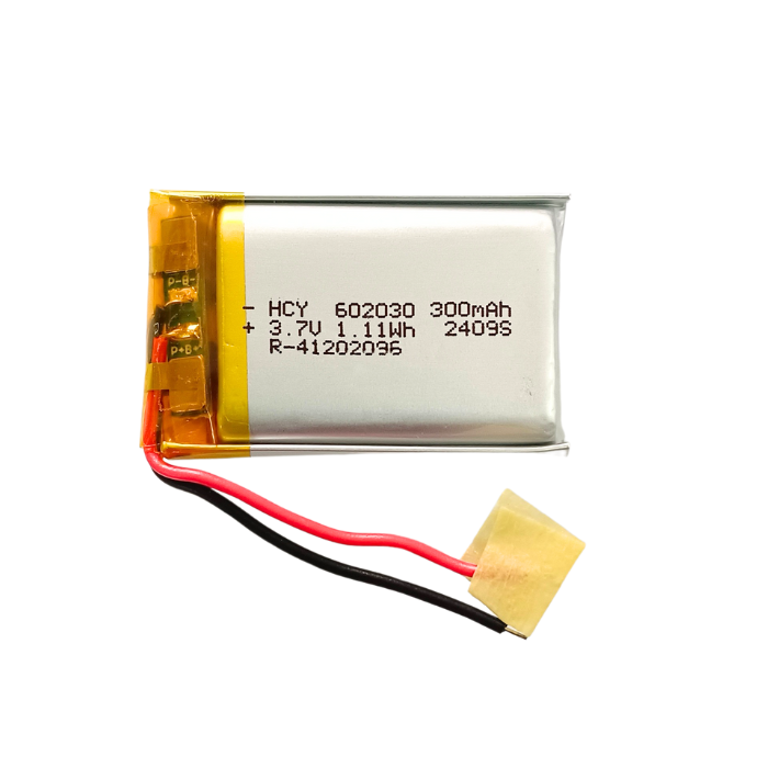 Witty Fox 3.7v 300mah Rechargeable Lithium Polymer Battery -LiPo Drone Battery -Robocraze