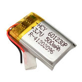 Witty Fox 500mAh 3.7volt lithium polymer Battery Rechargeable -LiPo Battery for Drone -Robocraze