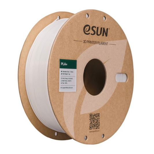 eSun 1.75mm PLA+ 3D Printing Filament 1kg- white Color -3D Printers/Pens -Filaments -Robocraze