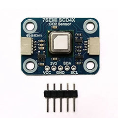 7Semi SCD41 High Accuracy CO2 Temperature and Humidity Sensor Breakout I2C - Robocraze