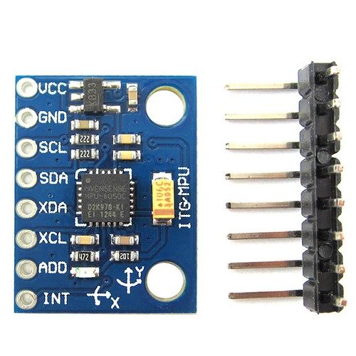 MPU-6050 Triple-Axis Accelerometer & Gyroscope Module (Pack of 25) - Robocraze
