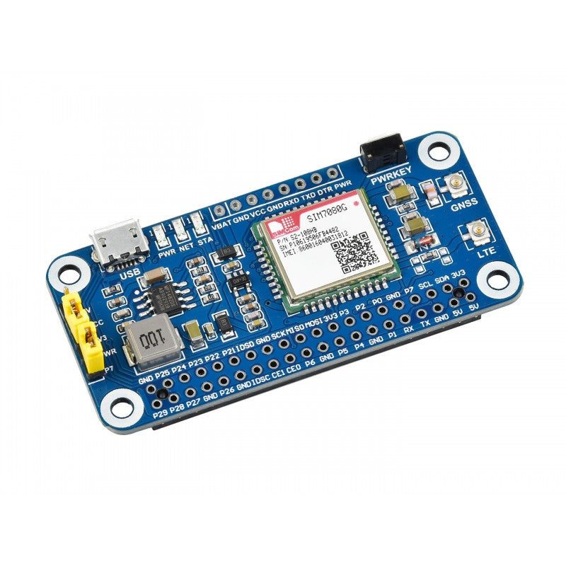 NB-IoT / Cat-M / GNSS HAT for Raspberry Pi β IoT & GNSS connectivity for Raspberry Pi -Robocraze