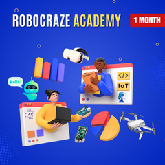 Robocraze Academy – Certified Robotics & IoT Courses (1 MONTH TRIAL PACK)