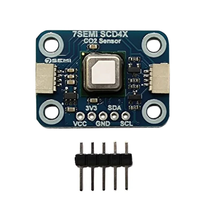 7Semi SCD41 High Accuracy CO2 Temperature and Humidity Sensor Breakout I2C - Robocraze