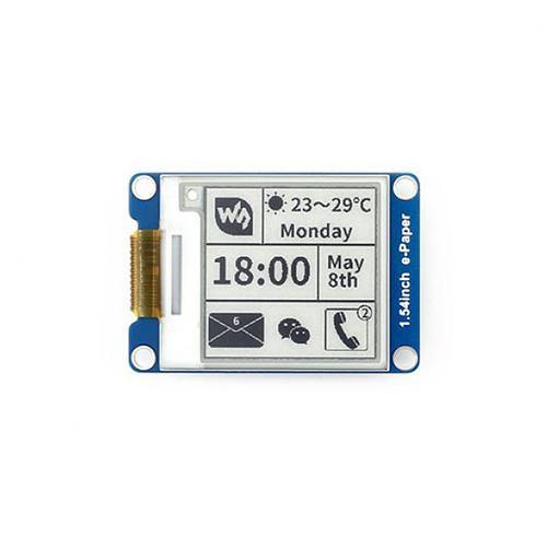 1.54" E-Ink Display Module (200x200, 3-color) – Low-power digital display. -E-Ink Display -Robocraze