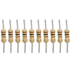 1 Ohm Resistor (10PC) – Current-limiting precision resistors. -Basic Components -Robocraze