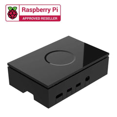 Raspberry Pi 4 Premium Black Case-Robocraze