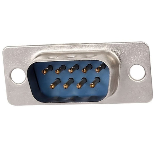 DB9 Male Straight Connector – Standard DB9 male connector for serial connections. Electronic Components - Robocraze