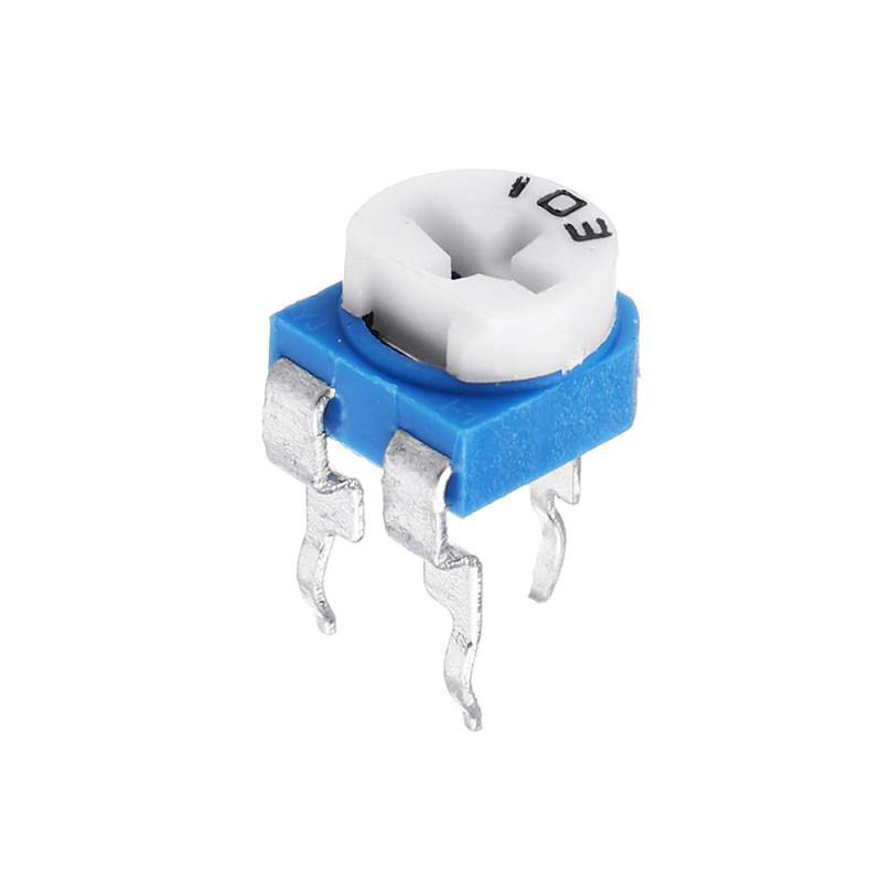 10K Preset Potentiometer (Pack of 5) – Pre-calibrated resistors - Electronic Components - Robocraze