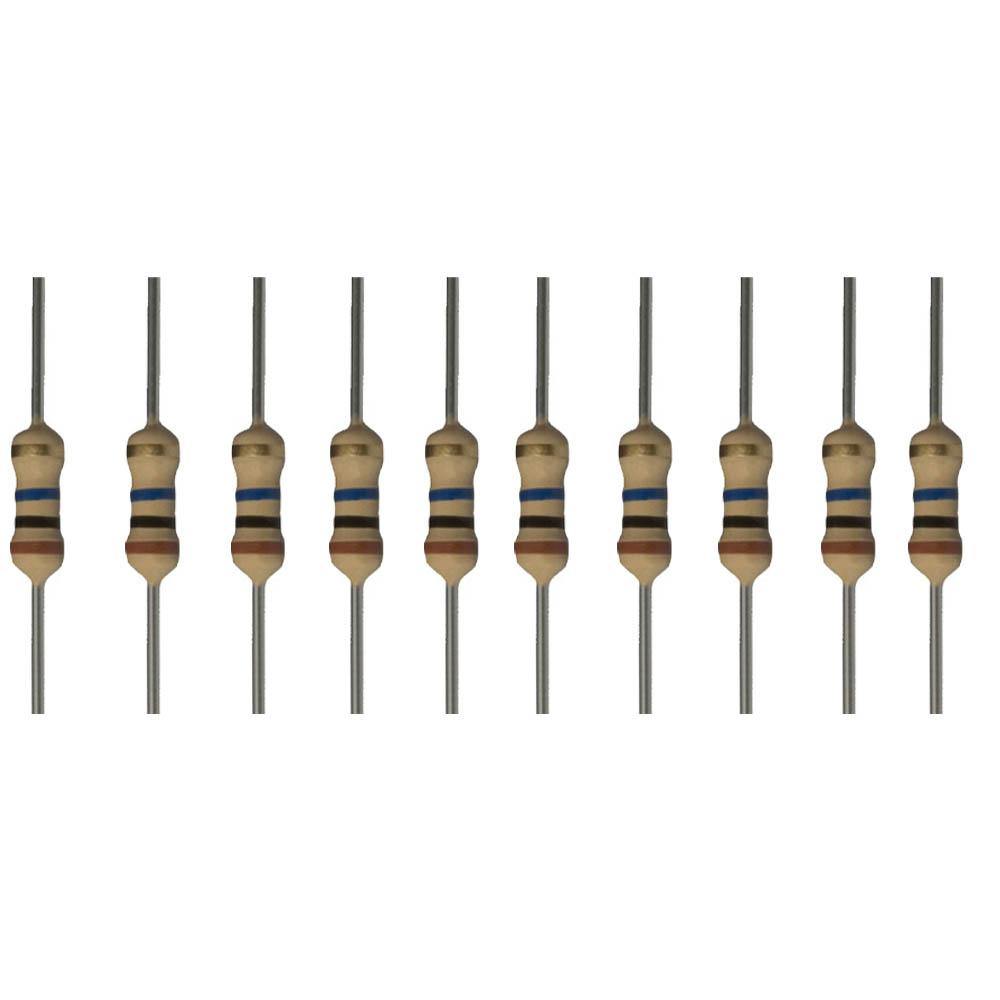 10M Ohm Resistor (10PC) – High-value resistors for special use. -Basic Components -Robocraze