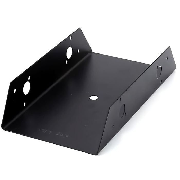 Black Metal Chassis – Heavy-duty chassis with wheels for robots – Robot Wheels and Chassis - Robocraze