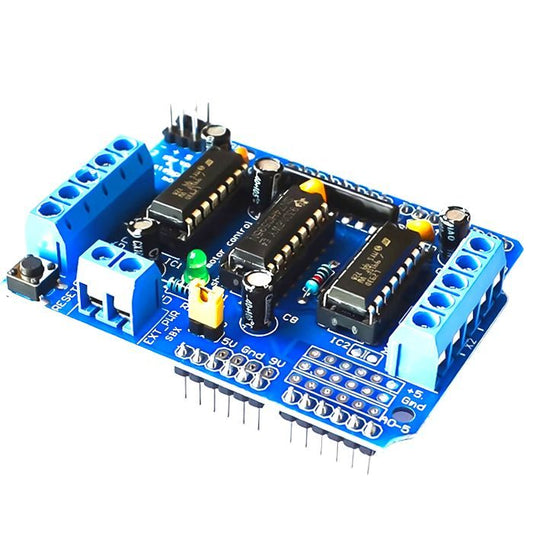 Arduino L293D Motor Driver Shield 2A – Reliable motor driver for Arduino robotics & DIY automation – Robocraze