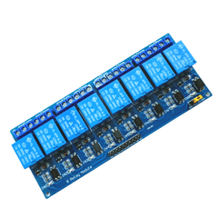 12V 8-Channel Relay Board – Multi-channel 12V relay board for Arduino and automation. -Relay Module -Robocraze