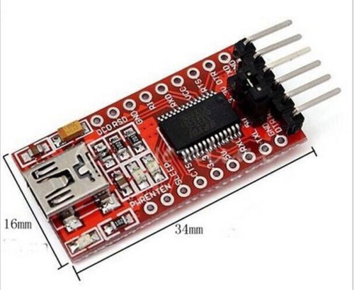 FTDI 232 Mini USB to TTL Converter-Robocraze