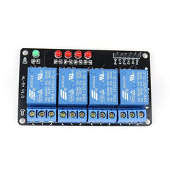 12V 4CH Relay Board – 4-channel 12V relay board for Arduino and Raspberry Pi. -Relay Module -Robocraze