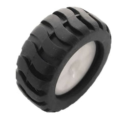43mm Rubber Wheel for N20 Motor – Precision gear motor with wheel. -Robot Wheels and Chassis -Robocraze