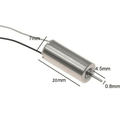 Micro Coreless DC Motor with Propeller (7x20) - 4pcs – Ideal for DIY, RC planes & drones. -Robot Motors -Robocraze