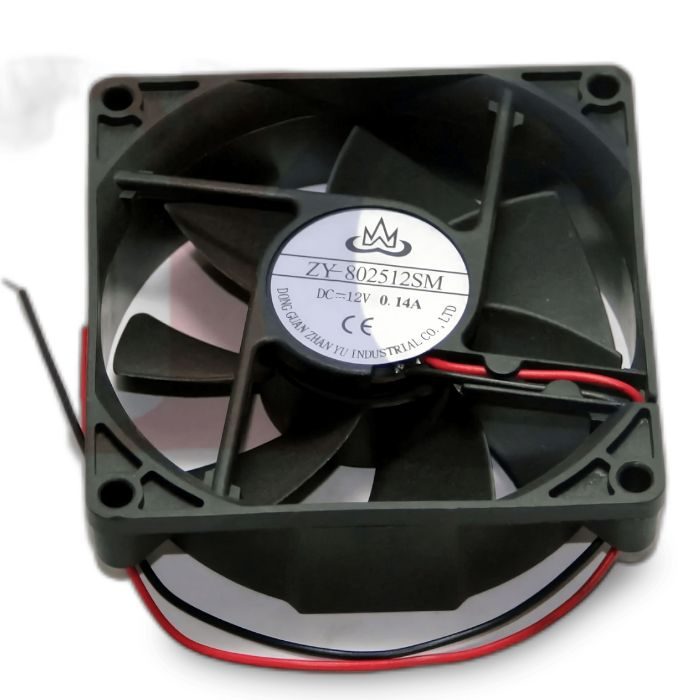 Jigo 12V 0.15A CPU Fan – Powerful DC cooling fan for CPU, electronics & industrial applications – DC Fan - Robocraze