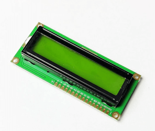 Original JHD 16x2 LCD - Green – JHD 16x2 green LCD for Arduino, Raspberry Pi & IoT - LCD Display - Robocraze