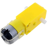 100 RPM Dual Shaft BO Gear Motor - Straight, smooth motion for robot chassis & cars – Robot Motors - Robocraze