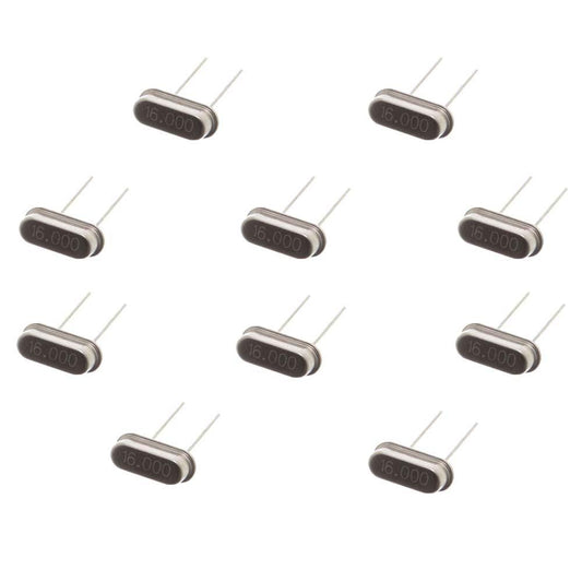 16MHz Crystal Oscillator (10PC) – Accurate timing for microcontrollers. -Basic Components -Robocraze