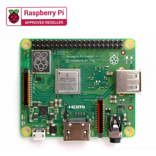 Raspberry Pi 3 Model A+ – Compact and efficient Raspberry Pi Board with built-in wireless connectivity. -Robocraze