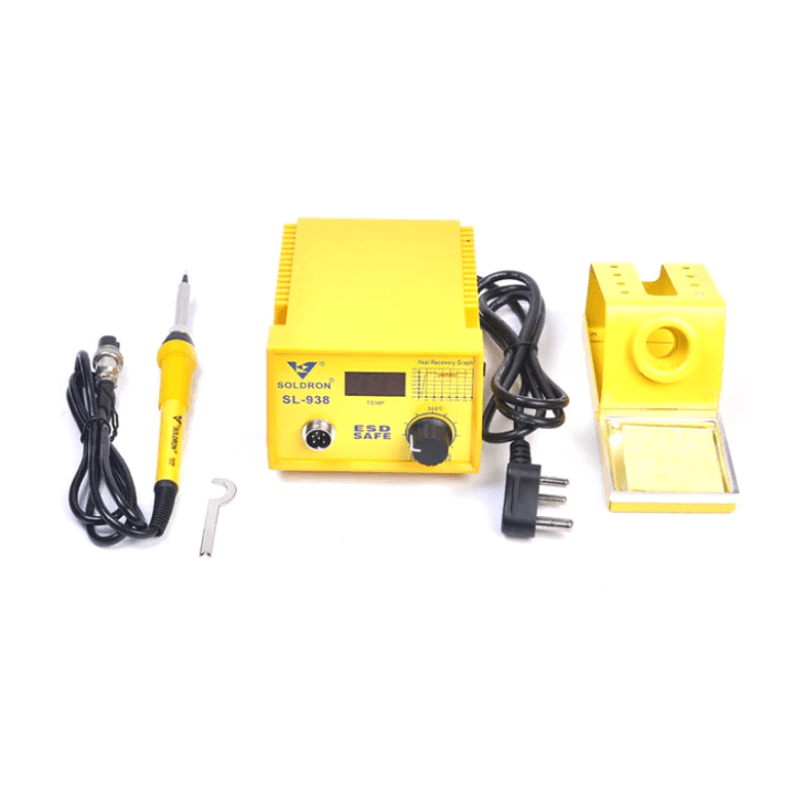 Soldron 938 Digital Soldering Station – Precision soldering station – soldering station - Soldering Kit -Robocraze