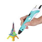 3D Printing Pen with Filament, Adapter, and Manual – Complete 3D printing pen set -3D Printer - Robocraze