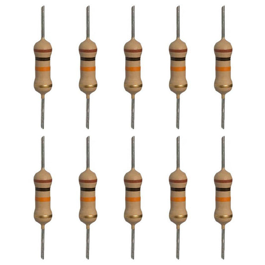 1k Ohm Resistor (10PC) – Versatile resistors for projects. -Basic Components -Robocraze