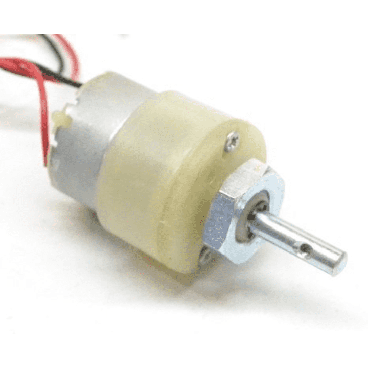 30 RPM 12V Centre Shaft DC Gear Motor, strong torque for automation & smart devices – Electric Motors - Robocraze