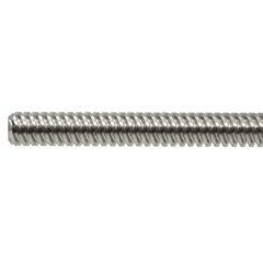 150mm T8 stainless steel lead screw for CNC and 3D printers -Lead Screw -Robocraze