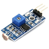 LDR Sensor Module - Light-dependent resistor for brightness detection. -LDR Sensor -Robocraze