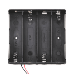 18650 4-Cell Holder – For DIY battery packs & electronics. -Battery Accessories -Robocraze