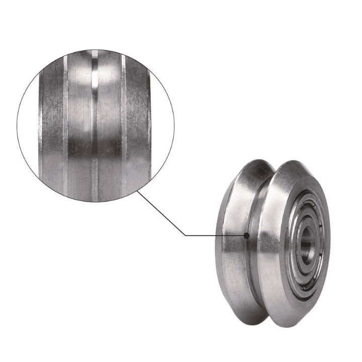 V-groove wheel pulley with 625ZZ bearing for linear rail -Pulley with Bearing -Robocraze