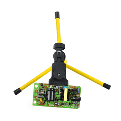 SOLDRON Tripod PCB Holder – Secure PCB holder for hands-free soldering – soldering stand - Soldering Kit -Robocraze