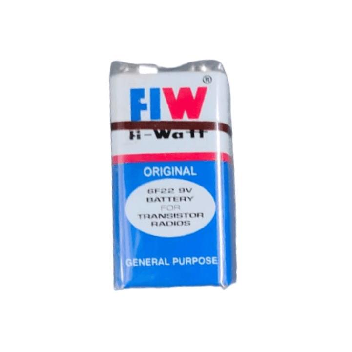 FIW 6F22 9V Battery with Connector-Robocraze